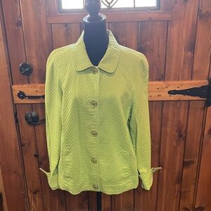 Requirements size Large lime green jacket